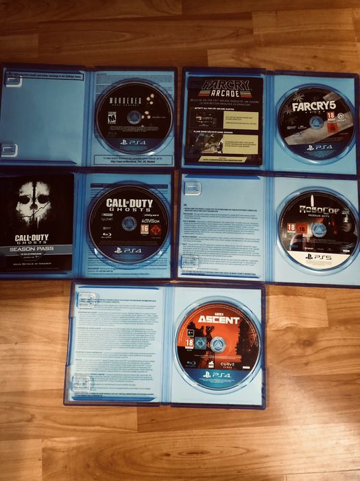 Ігри для PS4/PS5, ПС4/ПС5, Call Of Duty, Farcry, Robocop, The Ascent.
