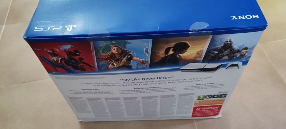 PlayStation 5 Slim como nova 1TB com caixa e um comando