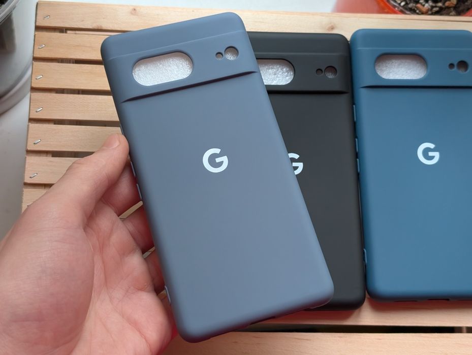 БЕЗ КОМІСІЇ Чохол Google Pixel 7 Логотип Гугл та Мікрофібра Всередині