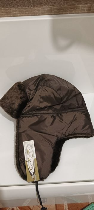 Чоловіча шапка ушанка Arctic Style,авіатор,шерпа, хутряна шапка,розмір