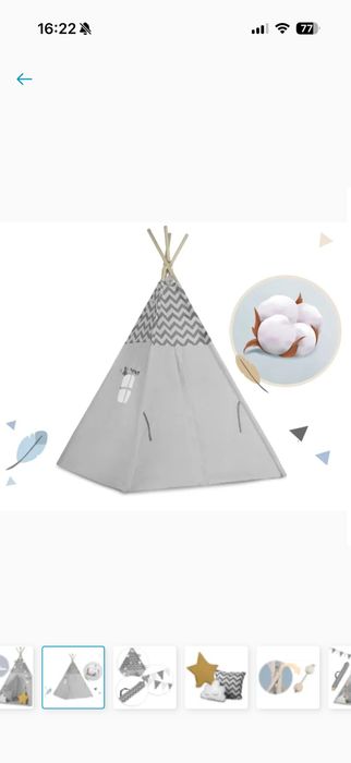 Namiot dziecięcy tipi 165 cm