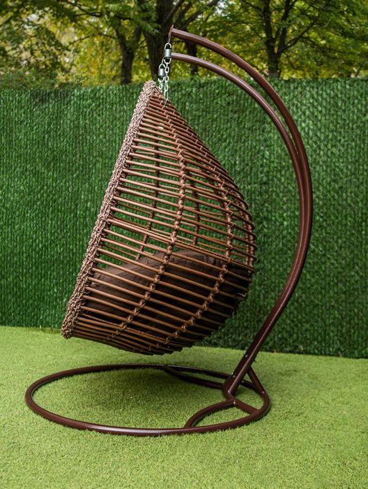 Качели двойные- Дабл. Кресло КОКОН Подвесное. плетение из ротанга