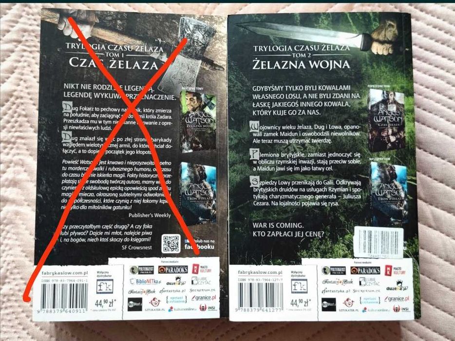 żelazna wojna angus watson