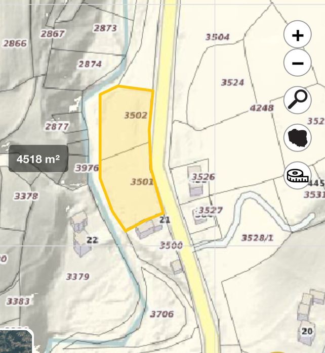 Plac do wynajęcia Węglówka