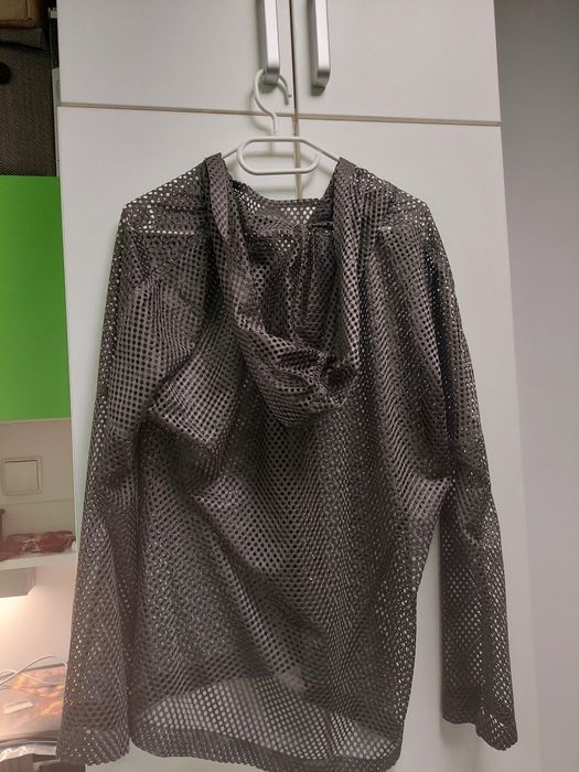 Bluza z kapturem siateczka, z dziurami, dziurkami okrągłymi oversize