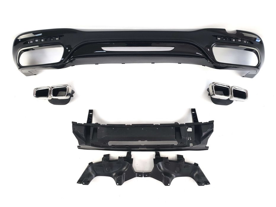 Дифузор заднього бампера S63 AMG Mercedes-Benz S-Class W222 2017-2020