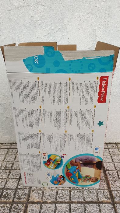 carro fisher price de arrasto com som carro andador