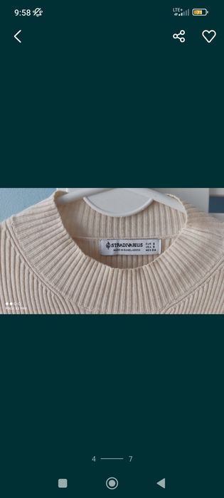 Sukienka dzianinowa Stradivarius święta 36 S