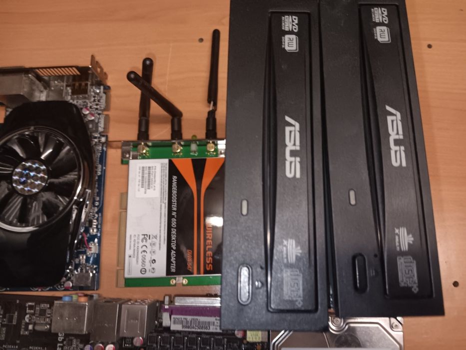 Varios peças computador