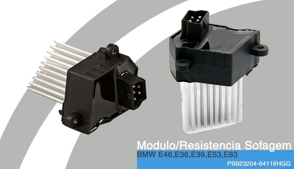 Resistencia/Módulo/Estagio final da Sofagem NOVA p/BMW E46,E39,E53,E83