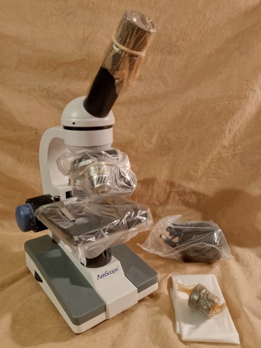 NOWY mikroskop studencki AmScope M150 / 400x Delta 300 Bresser