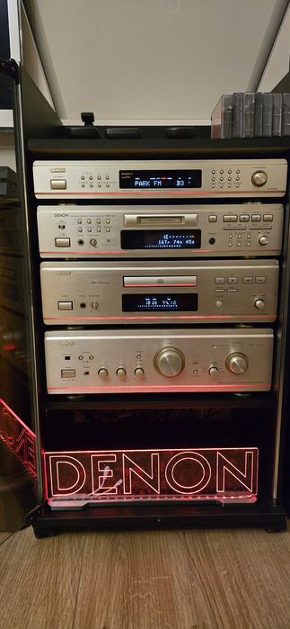 Wieza Denon + oryginalne piloty