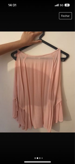 Blusa rosa bebé