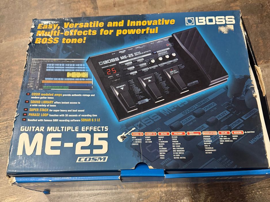 BOSS ME-25 absolutamente como nova