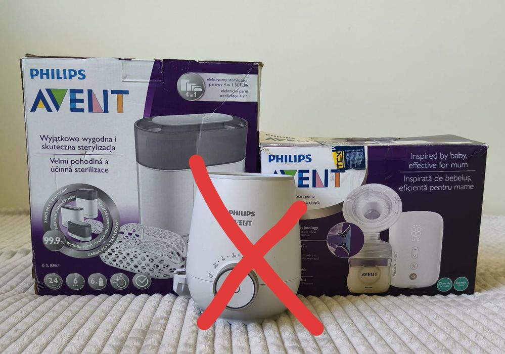 Zestaw Sterylizator/ Laktator Avent Philips