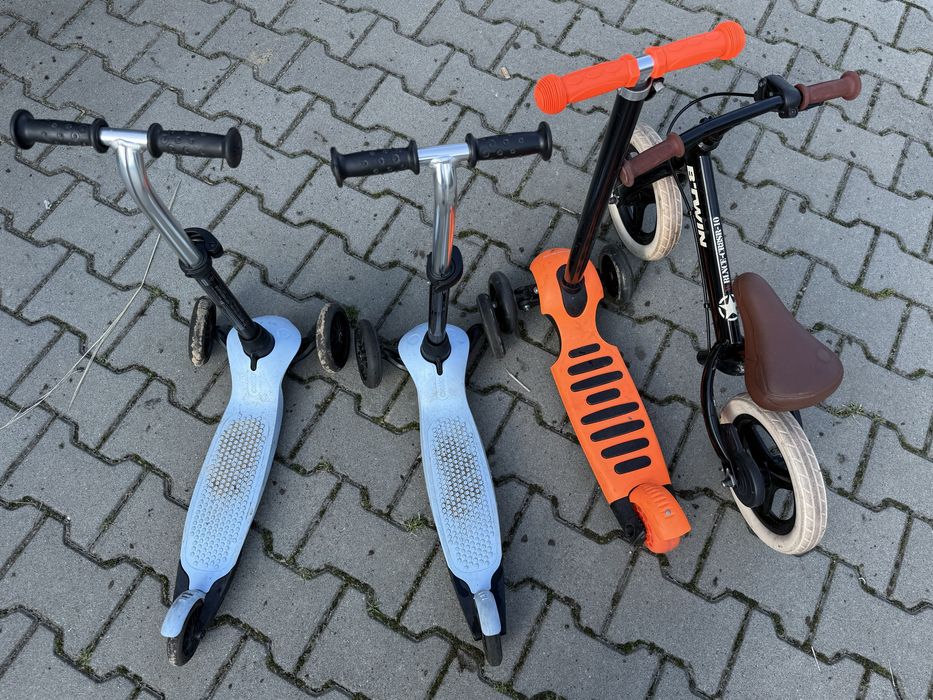 Sprzedam hulajnogi,rowerek biegowy