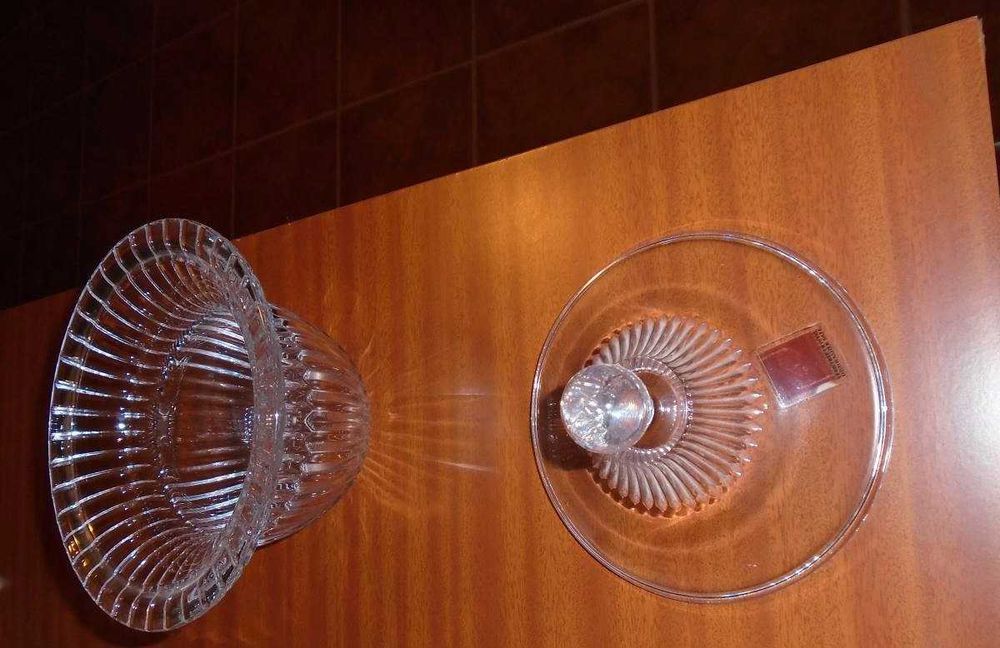 Cristal - duas peças lindíssimas  novas.