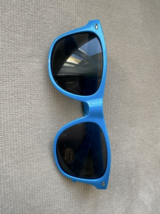 Niebiesko czarne okulary przeciwsłoneczne nowe HP unisex