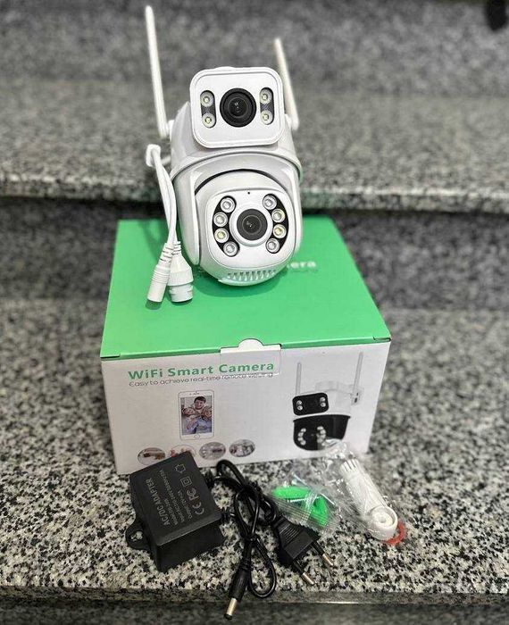 WiFi Камера видеонаблюдения icsee 8МП наружная поворотная вай-фай Q28