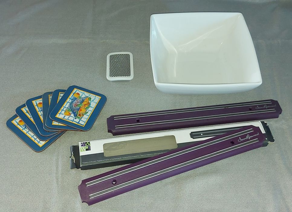 Conjunto utensílios de cozinha, facas IVO original e outros