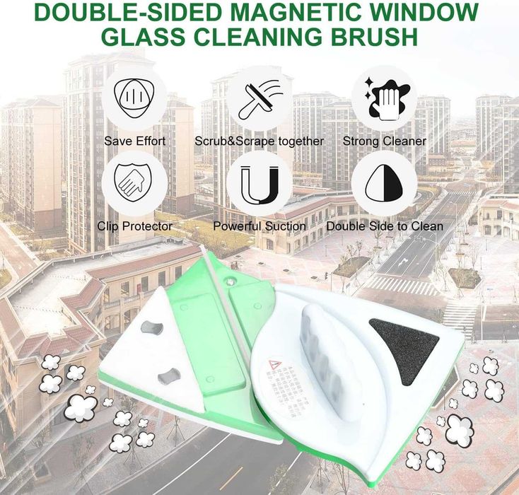 Podazz Magnesowy czyścik do okien do podwójnego szkła