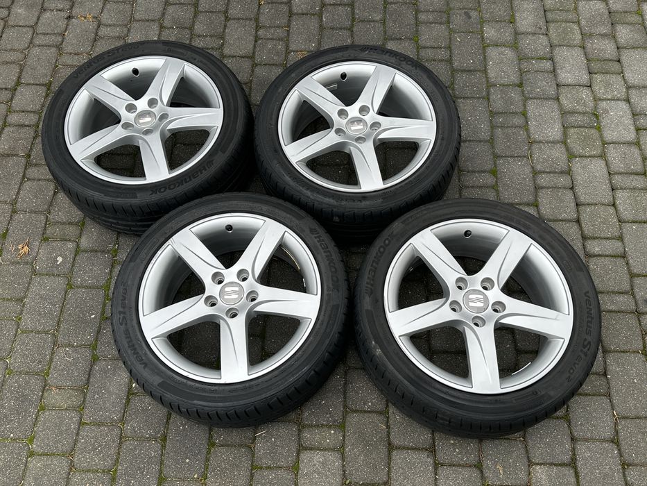 Koła Seat Leon (1P), Altea, Toledo! 5x112, 17 cali! Stan BDB! Wysyłka!