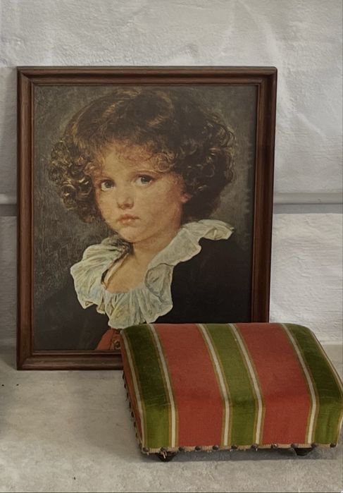 reprodução vintage de Petit Garçon au gilet rouge