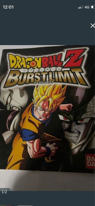 Manual jogo Ps3 Dragon Ball Burstlimit