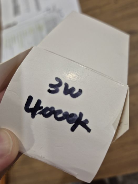 Foco de luz LED encastrável 3W