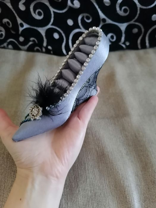 Держатель колец туфель туфелька для прикрас для обручок каблучок