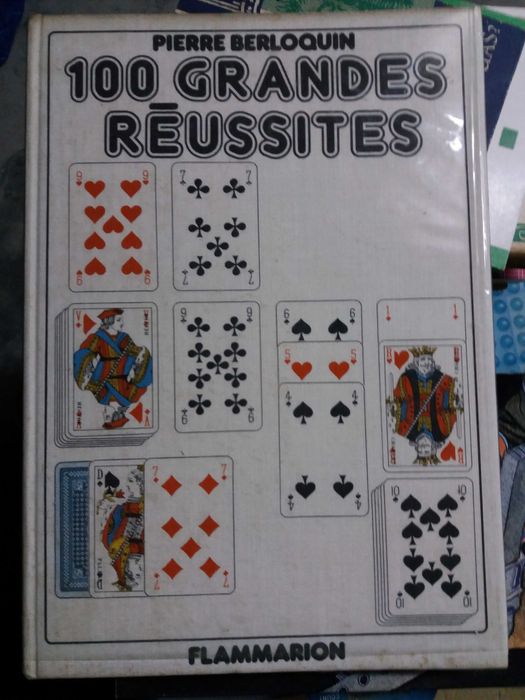 Livro de jogos de cartas "100 grandes reussites"