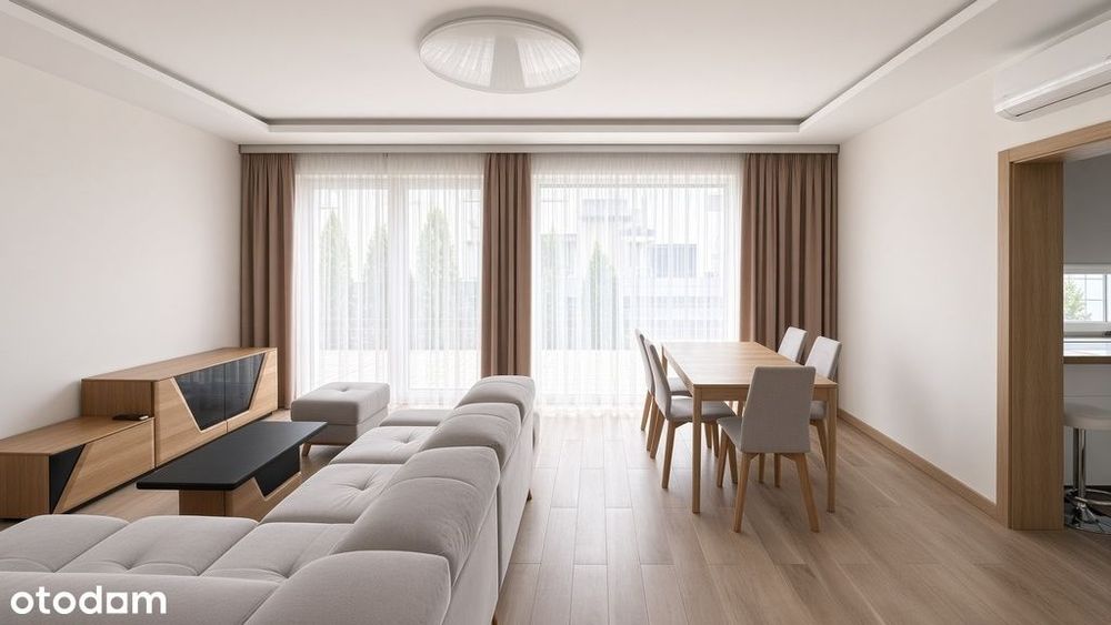 Umeblowany Apartament z dwoma Ogródkami
