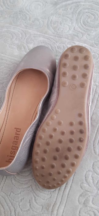 Baleriny skórzane Bisgaard