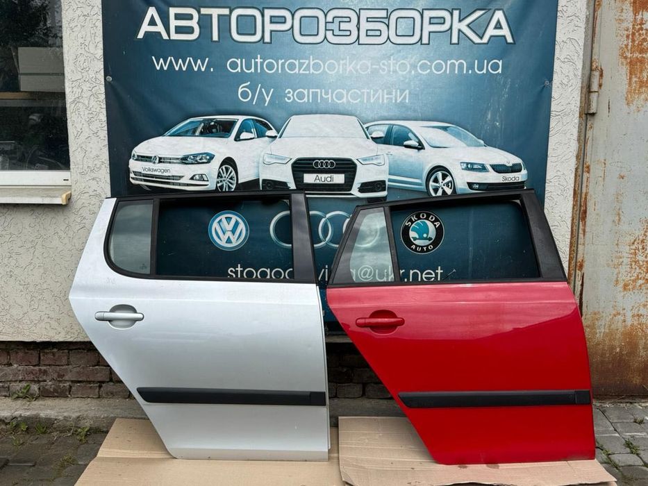 Skoda Fabia II Двері Задні Ліві Праві Шкода Фабія