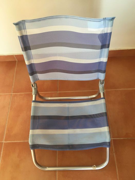 Cadeira de praia + Caixa térmica como novas