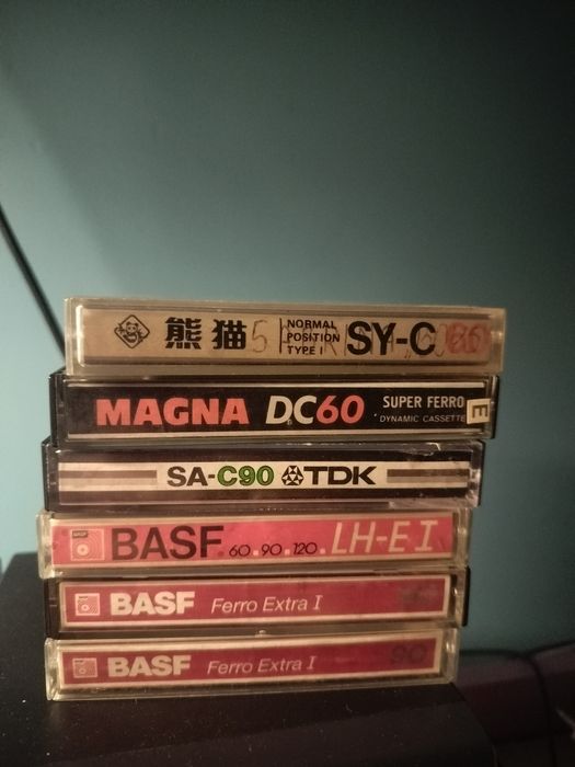 Zestaw 6 kaset audio