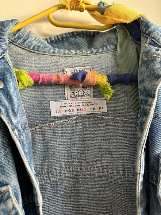 Castomowa kurtka jeansowa Jackob Buczyński x Lipton, jacket by jackob