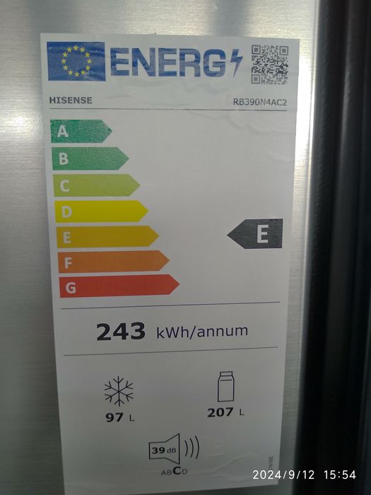 OUTLET Janki ul Wspólna 6 Lodówka HISENSE RB390N4AC2