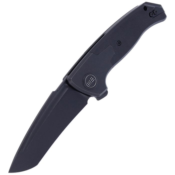 Nóż składany WE Knife Press Check Black Ti / Black G10, (WE20078A-1)