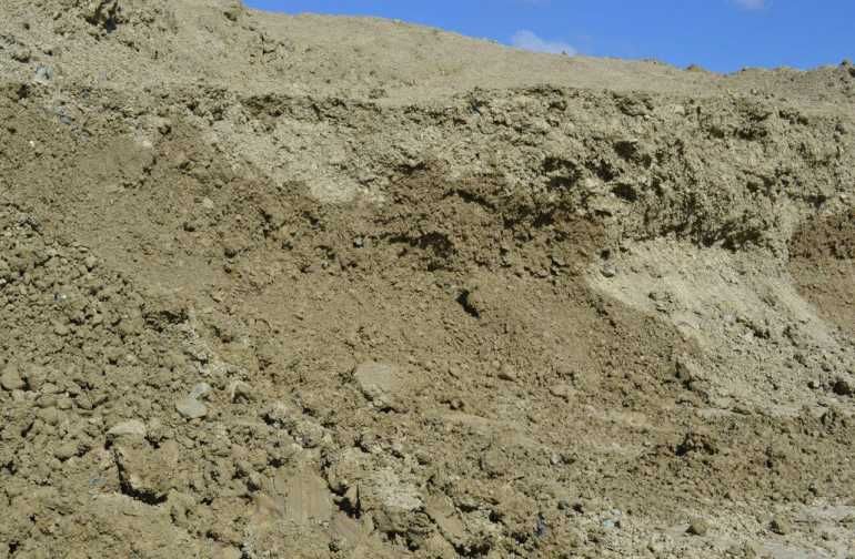 Glina Zamułka piasek zasypka stabilizacja materiał  nasypowy