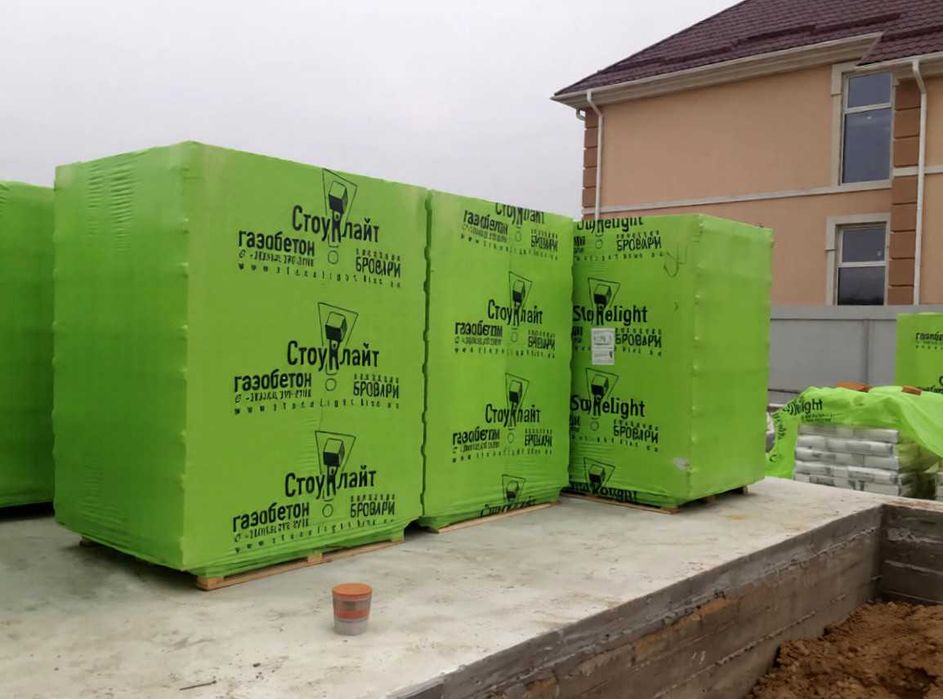 Газоблок StoneLight і Paristone — надійна база стін