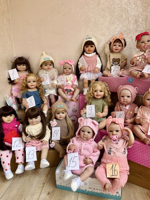 Реборн Лялька вінілова лялька реалістична лялька 48-50см На подарунок