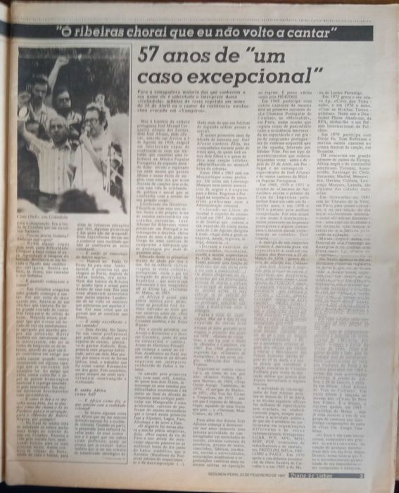 José Afonso	- - -		Diário de Lisboa	- - - - -	Jornal