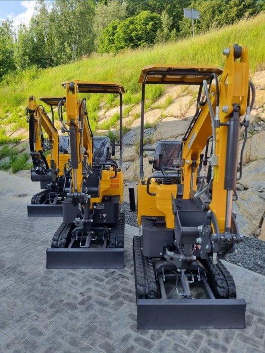 Koparka minikoparka 1000 kg KRÜGER JKW-10X-nowy model,silnik Koop 192F