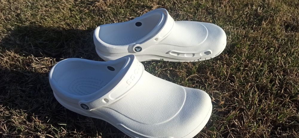 Кроксы белые; кроксы білі; crocs white, медикам, пищивикам, для работы
