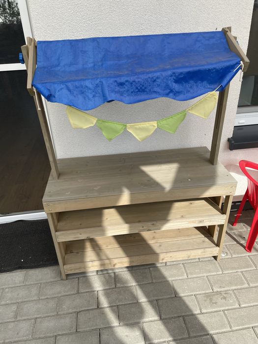 Stragan dla dzieci drewniany, lemoniada
