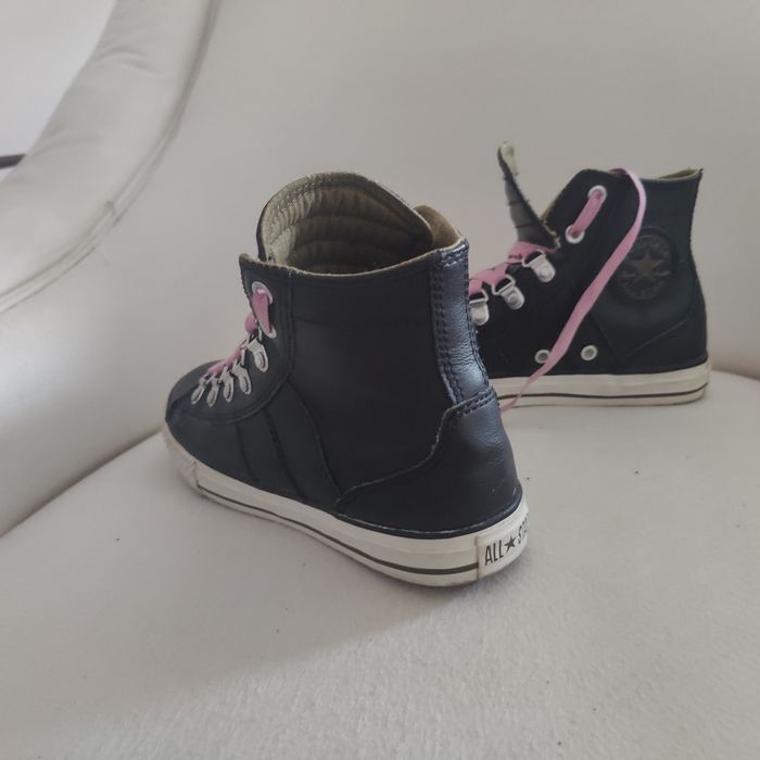 Ténis sapatilhas - All Star - pele preta - casual - 35