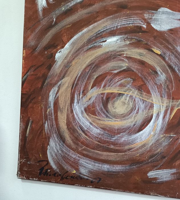Pintura com tema abstracta