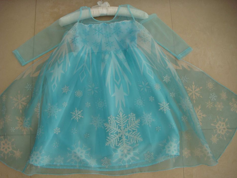 strój przebranie księżniczka elza kraina lodu frozen H&M 110 / 116