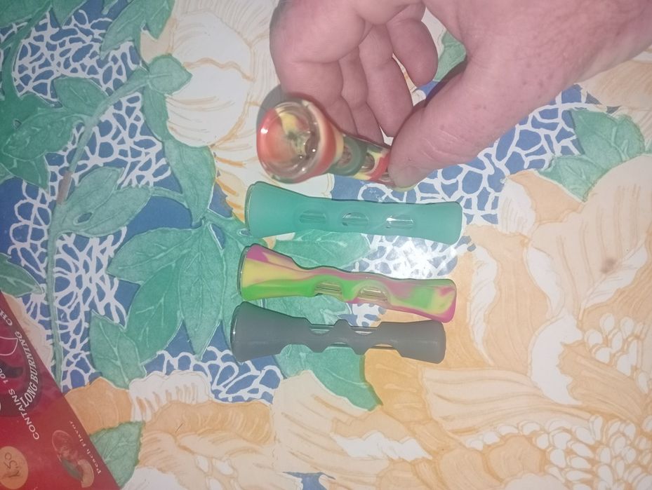 Cachimbo com revestimento silicone